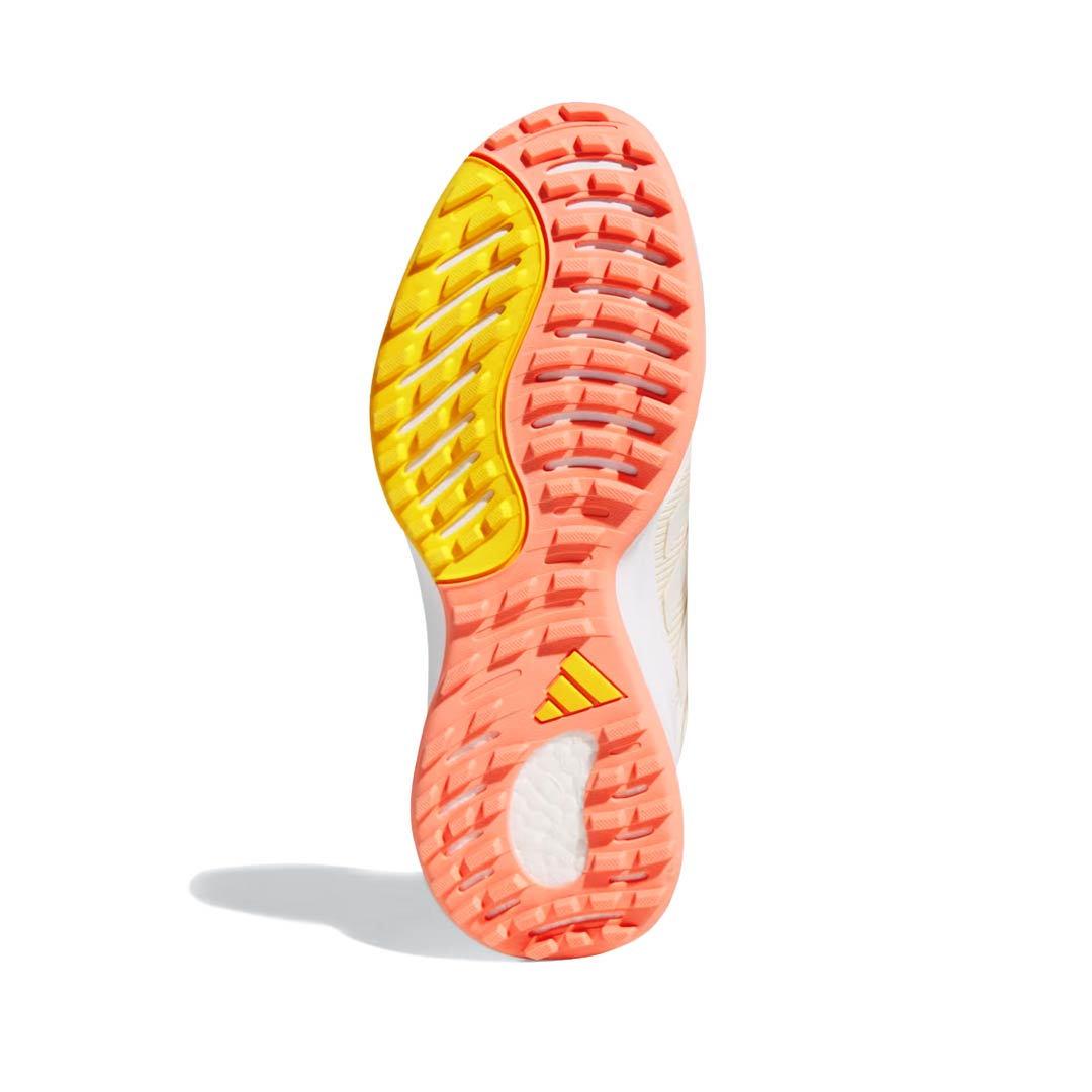 Orange and white golf shoes shop