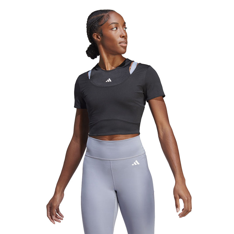 adidas - Women's HIIT AEROREADY Crop Training T-Shirt (HN5538)