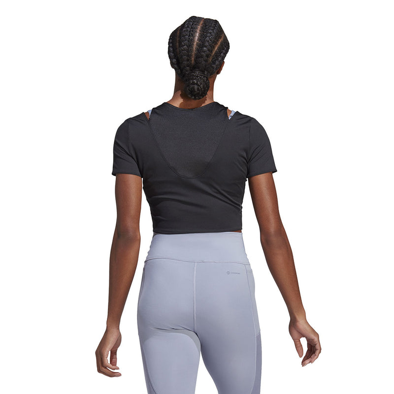 adidas - Women's HIIT AEROREADY Crop Training T-Shirt (HN5538)