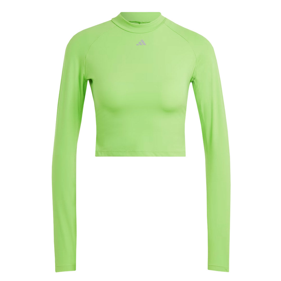 Green long sleeve adidas top online