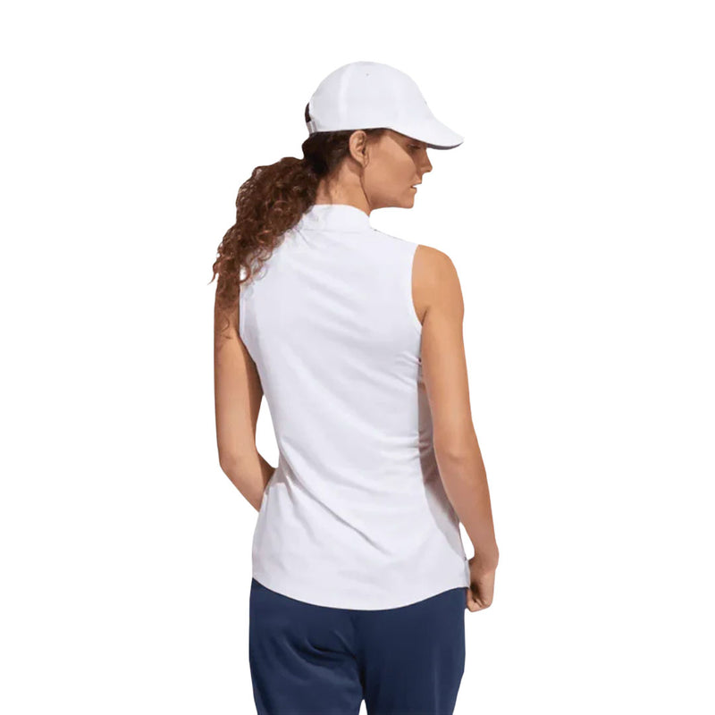 adidas - Women's Herringbone Stripe Sleeveless Polo (HG6966)