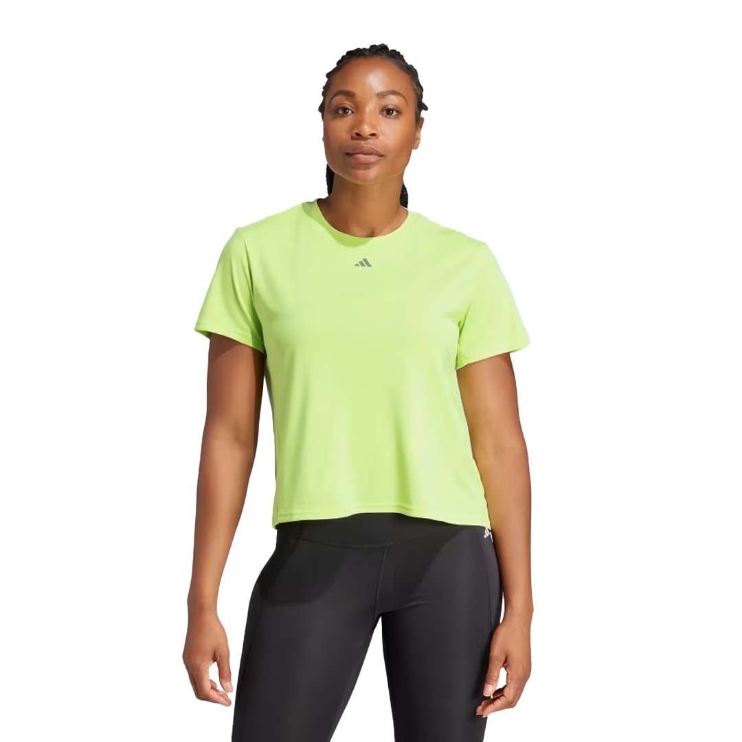 Green adidas t shirt women's on sale