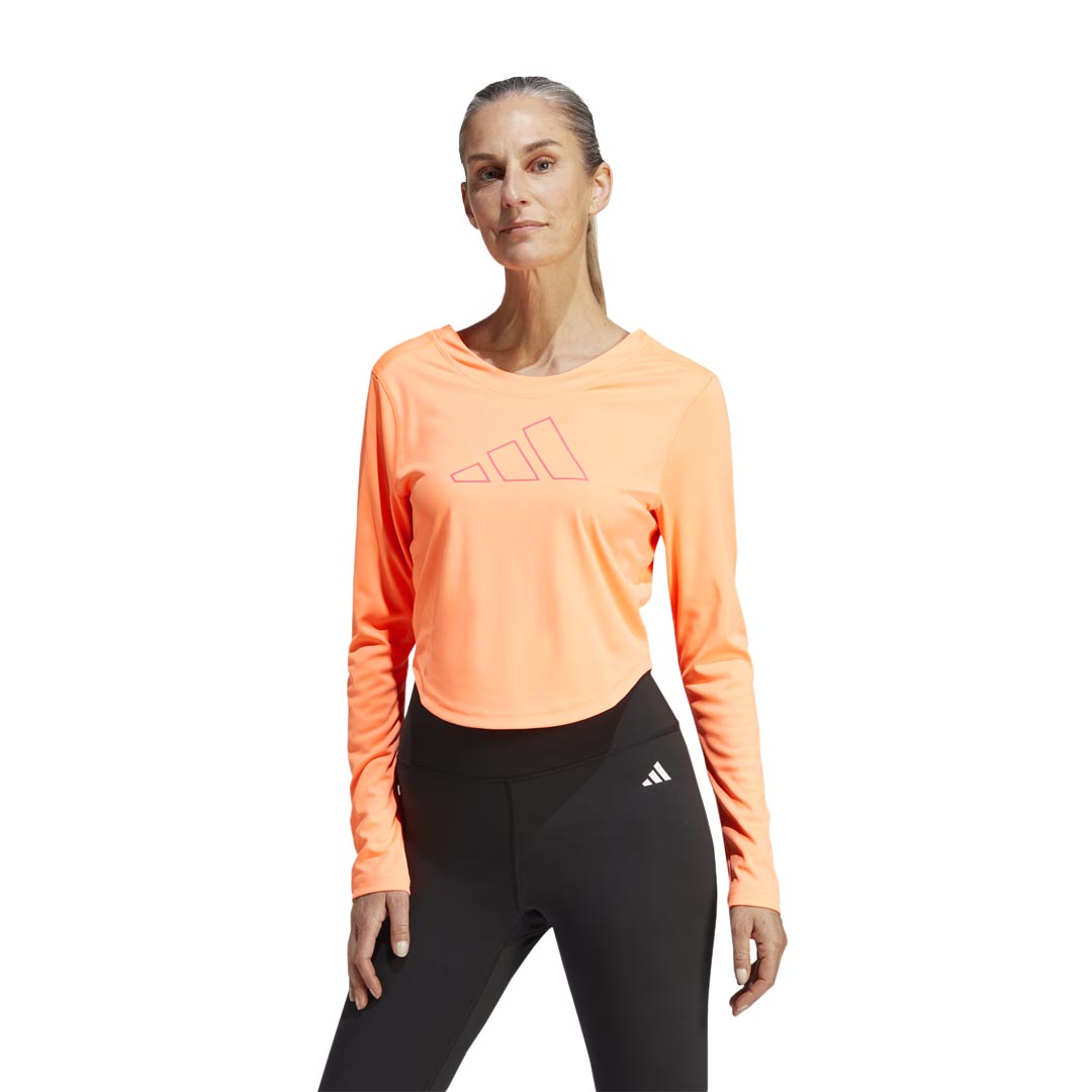 adidas Women s Hyperbright Training Long Sleeve T Shirt IL6617 SVP Sports