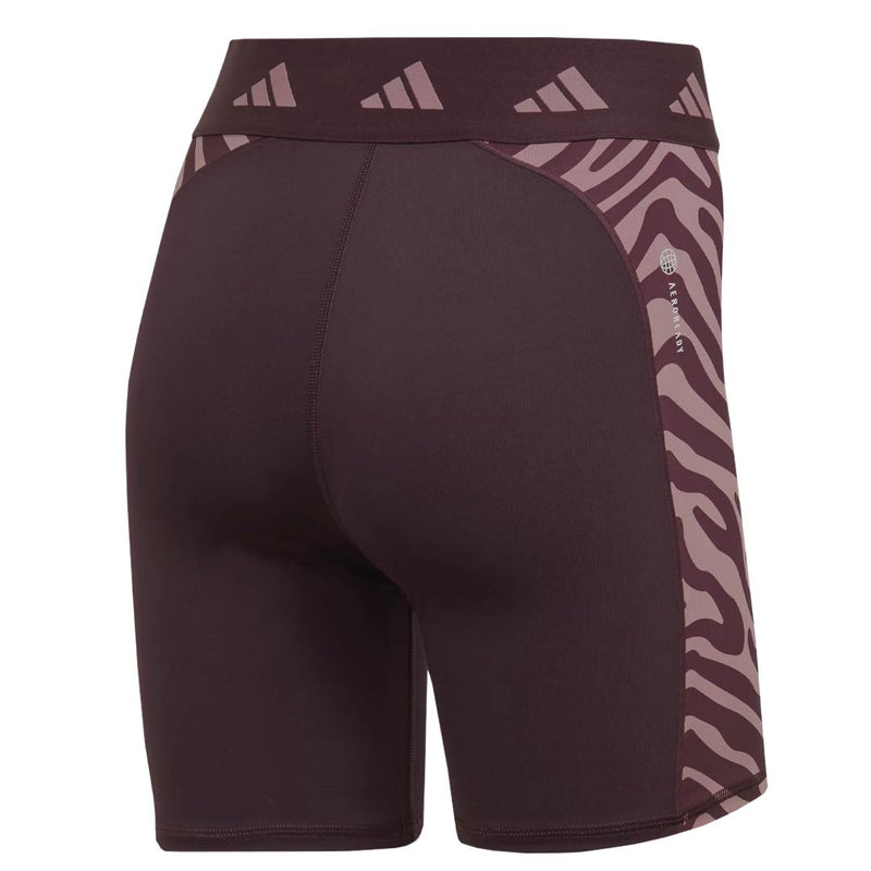 adidas - Women's Hyperglam Techfit Zebra High-Waisted Short Legging (IB3611)