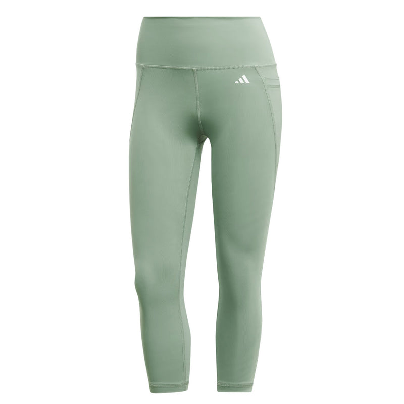 adidas - Women's Optime Stash Pocket High-Waisted 3/4 Leggings (HR5417)