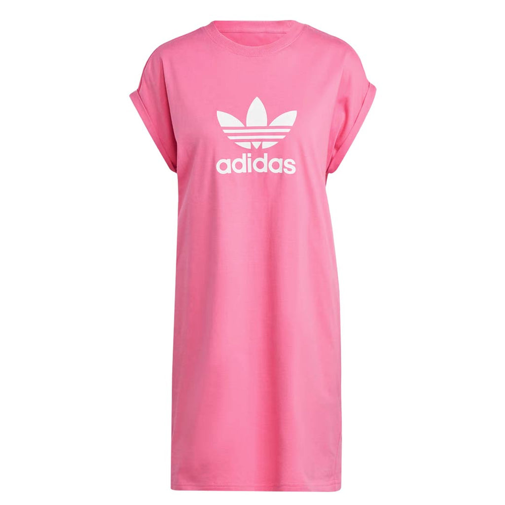 adidas Women s Originals Trefoil Cotton T Shirt Dress IK6590 SVP Sports