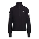 adidas - Sweat-shirt de course demi-zippé Own The Run pour femme (HC6330)