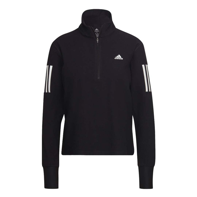 adidas - Sweat-shirt de course demi-zippé Own The Run pour femme (HC6330)