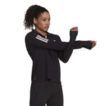 adidas - Sweat-shirt de course demi-zippé Own The Run pour femme (HC6330)