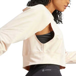 adidas - Women's Power AEROREADY Crop Cover-Up Sweatshirt (IM2691)