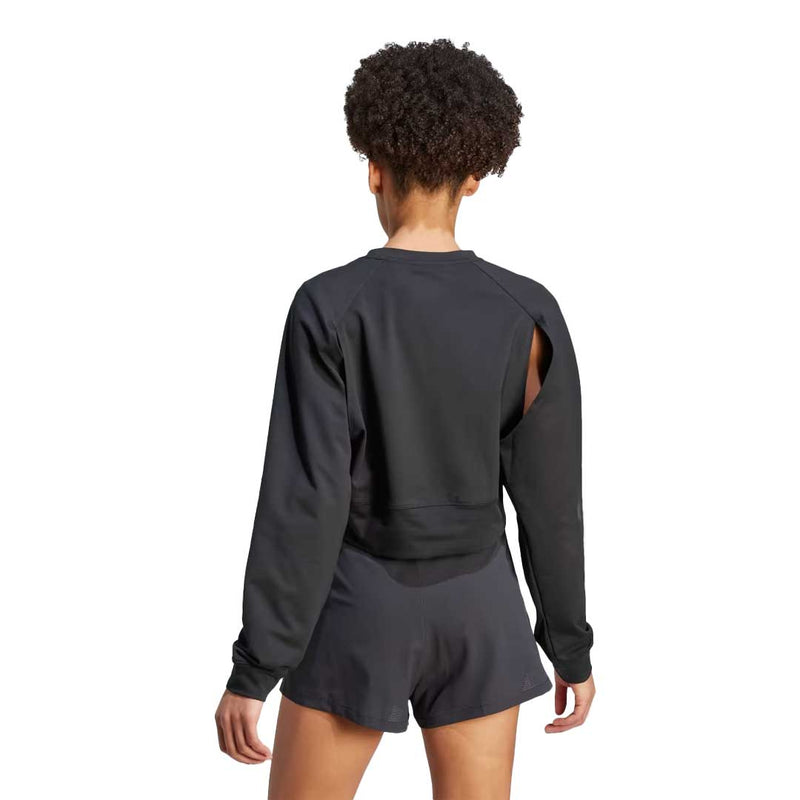 adidas - Women's Power AEROREADY Crop Cover-Up Sweatshirt (IM2692)