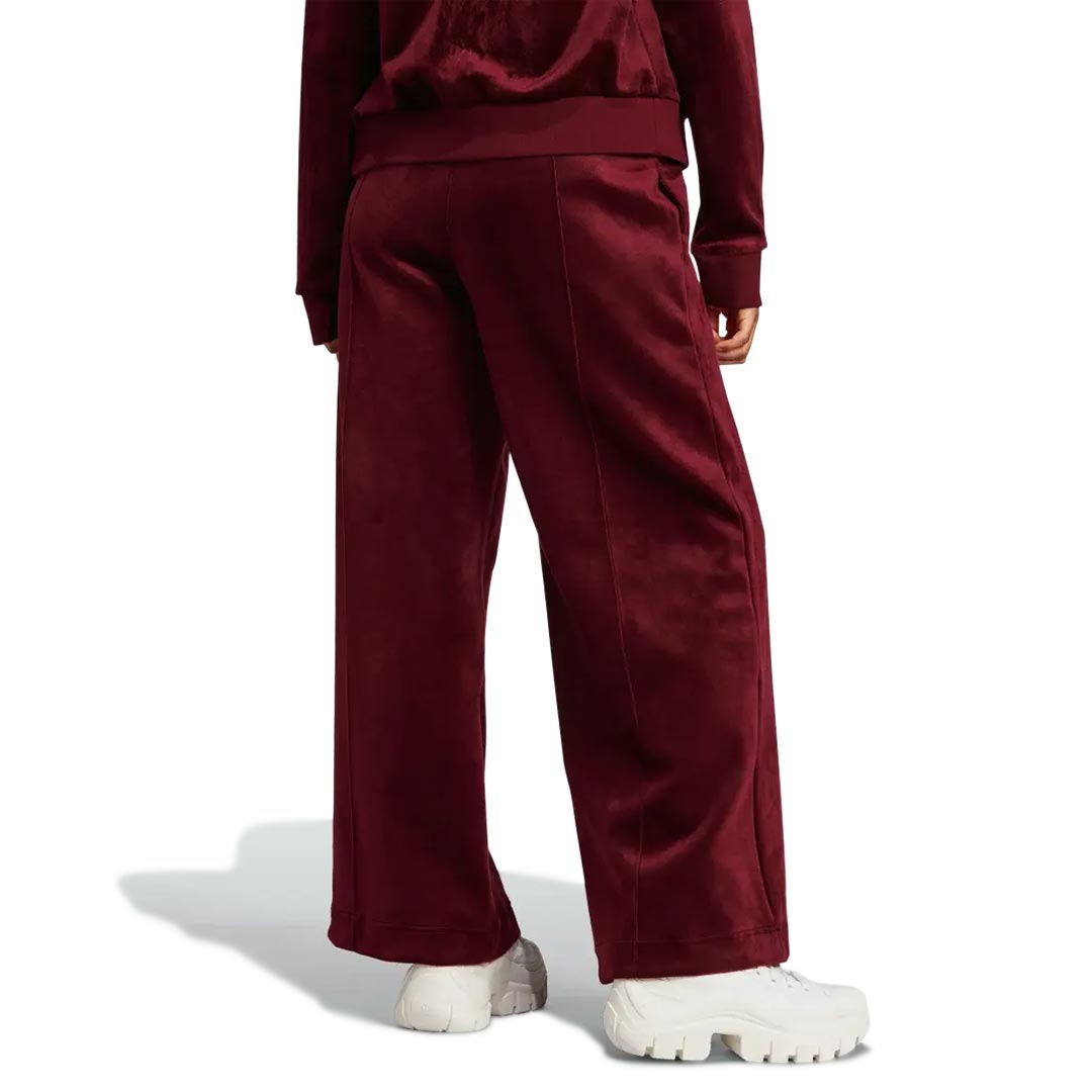 Adidas Women s Premium Essentials Velour Track Pant IL5744 Burgundy L