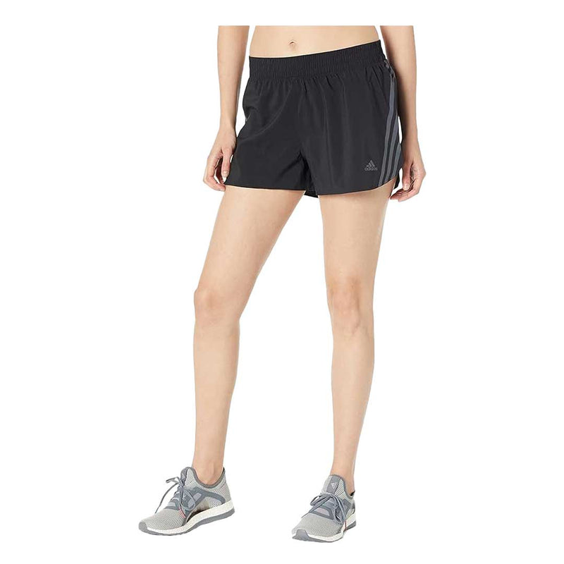 adidas - Women's Run Icons Three Stripes Running 4 Inch Shorts (H57185-4IN)