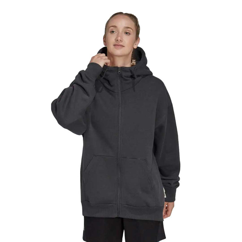 adidas - Women's Studio Lounge Fleece Full Zip Hoodie (HH8532)