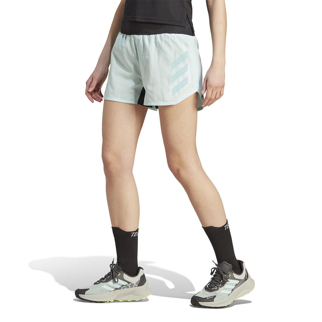 adidas - Women's Terrex Agravic Trail Running 3 inch Shorts (HZ6281-3IN)