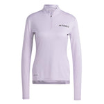 adidas - Women's Terrex Multi 1/2 Zip Long Sleeve T-Shirt (HM4015)