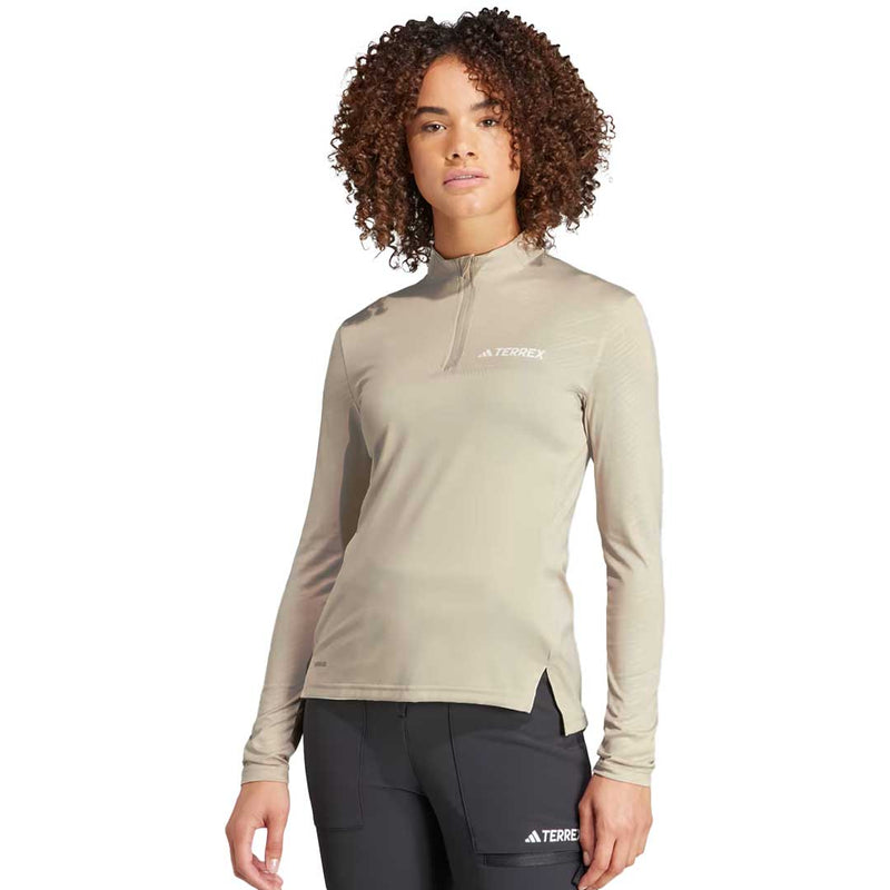 adidas - Women's Terrex Multi Half Zip Long Sleeve Top (HZ6265)