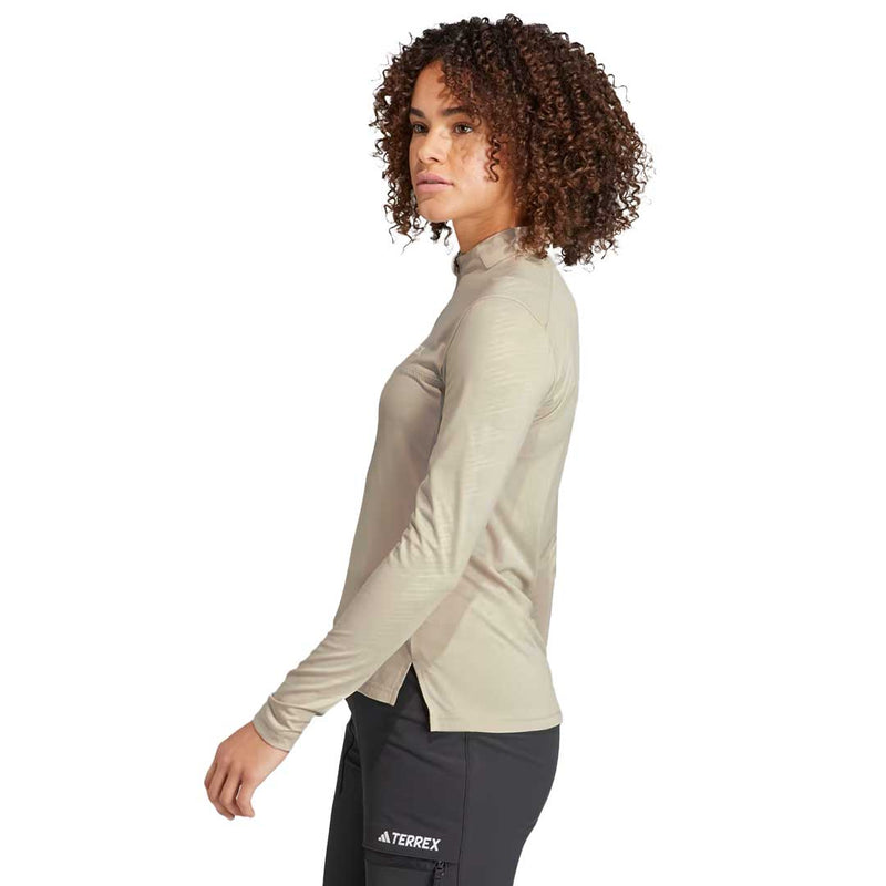 adidas - Women's Terrex Multi Half Zip Long Sleeve Top (HZ6265)