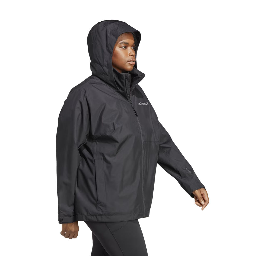 Adidas womens TERREX MULTI RAIN RDY TWO LAYER RAIN JACKET PLUS SIZEJACKET