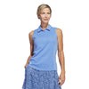 adidas - Women's Textured Sleeveless Golf Polo (HT1257)