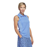 adidas - Women's Textured Sleeveless Golf Polo (HT1257)