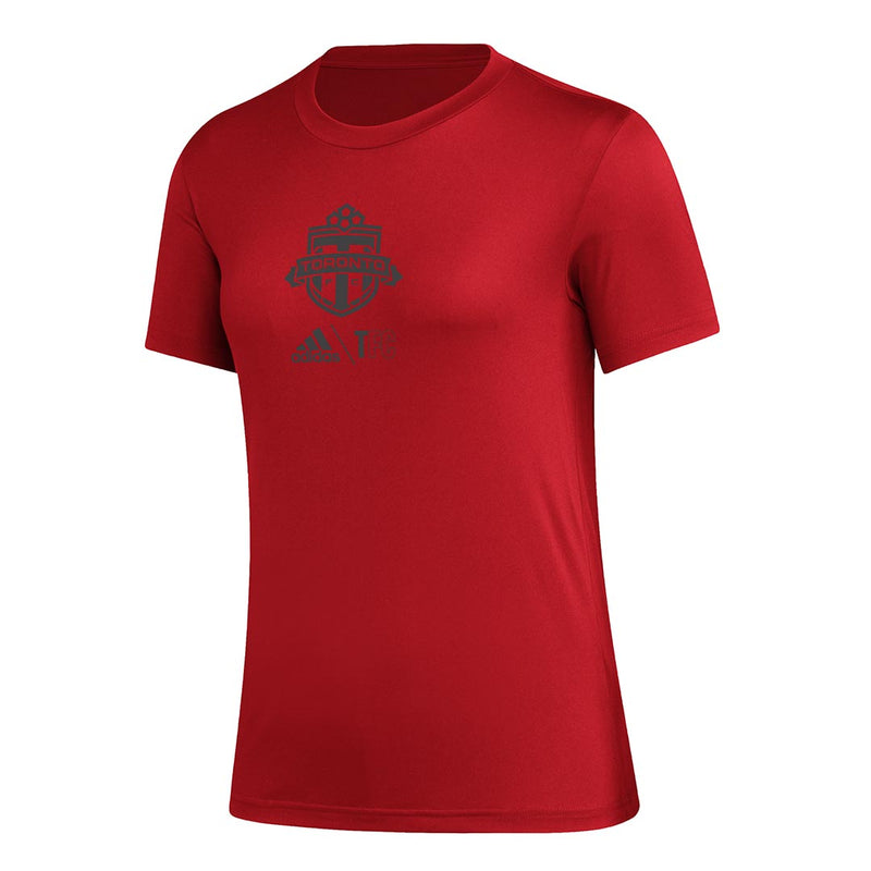 adidas - T-shirt d'avant-match à manches courtes Toronto FC pour femme (H49790) 