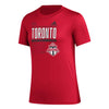 adidas - T-shirt d'avant-match à manches courtes Toronto FC pour femme (H49835)