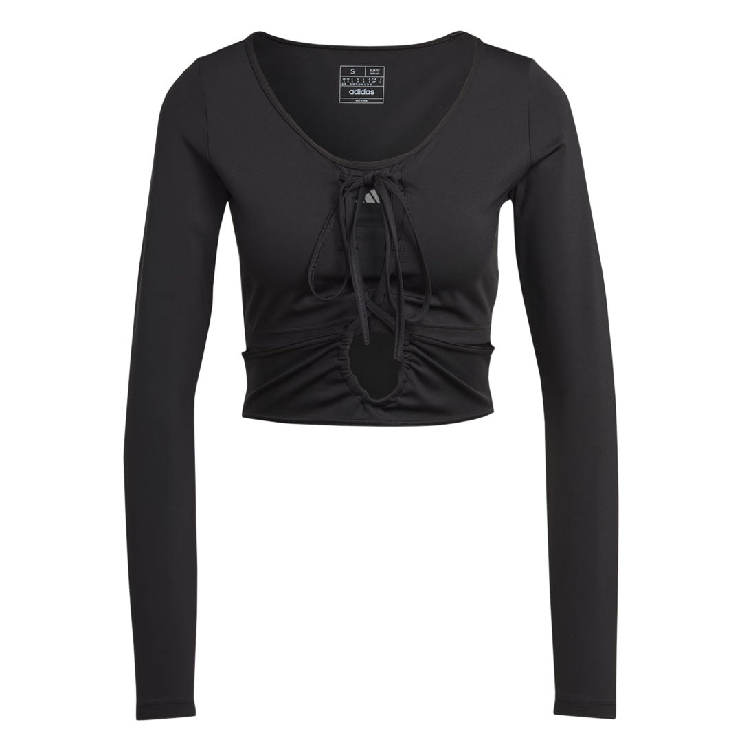 Adidas Women s Training Dance Long Sleeve T Shirt HS2326 Black S