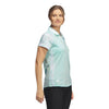 adidas - Women's Ultimate365 Print Short Sleeve Polo (IK7176)