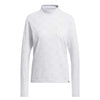 adidas - Women's Ultimate365 Tour Monogram Mock Neck Long Sleeve T-Shirt (IK7181)