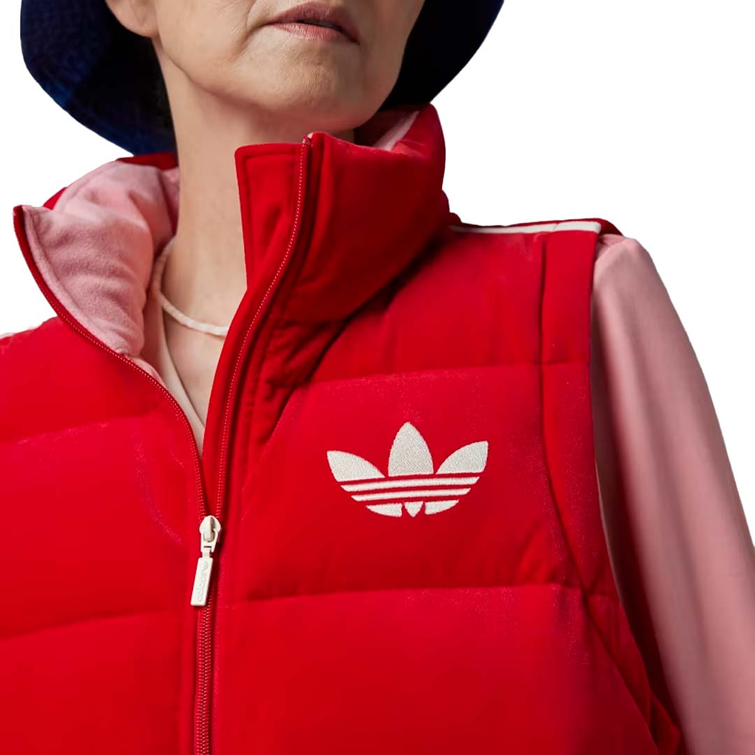Adidas red vest shop