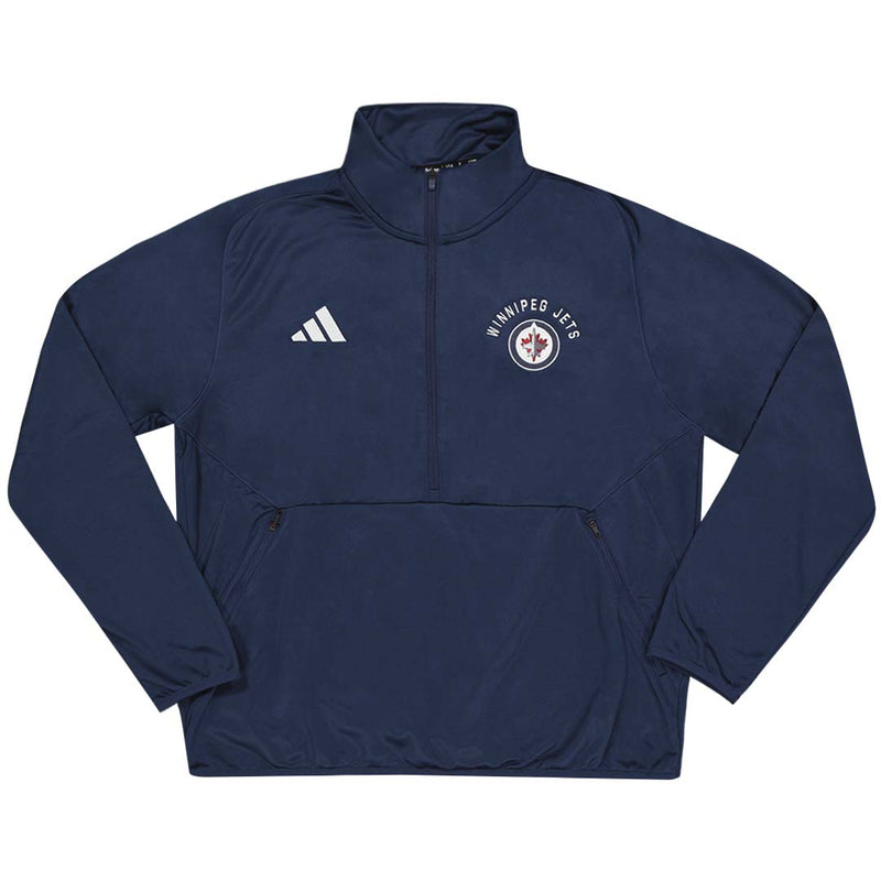 adidas - Veste zippée 1/4 pour femme des Jets de Winnipeg (IK4079) 