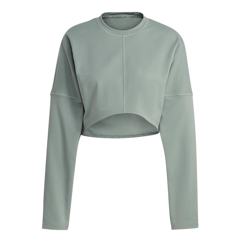 adidas - Women's Yoga Studio Crop Sweatshirt (HR5086)