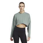 adidas - Women's Yoga Studio Crop Sweatshirt (HR5086)