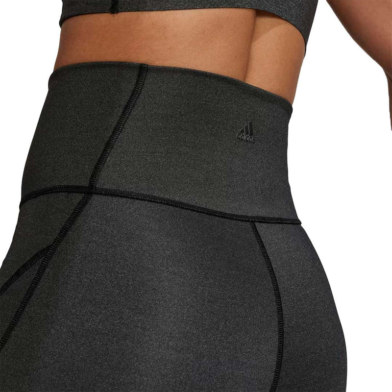 adidas - Short taille haute Yoga Studio Luxe Fire pour femme (HS8810)