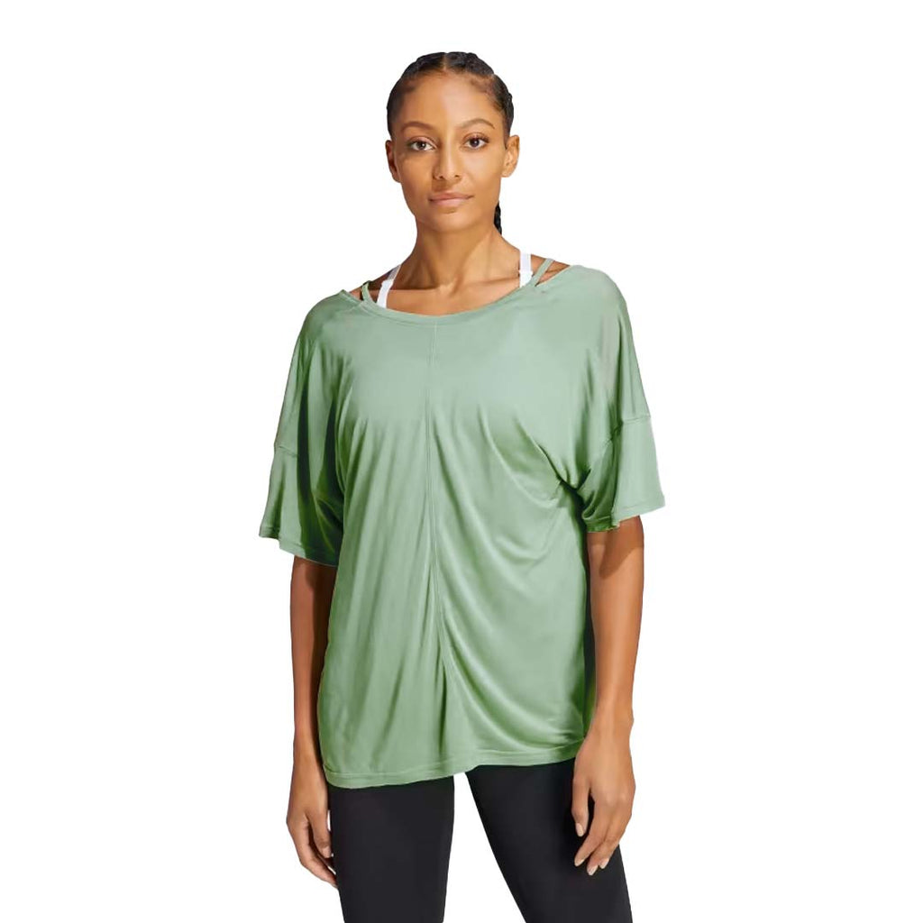 adidas - Women's Yoga Studio Oversized T-Shirt (HR5078)