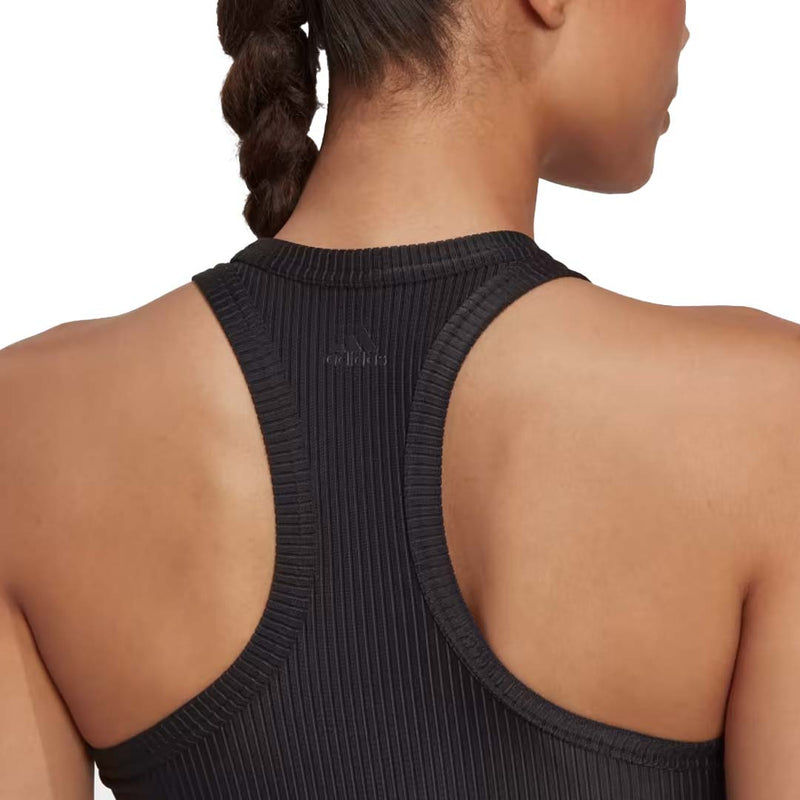 adidas - Women's Yoga Studio Wrapped Ribbed Sports Bra (HP1965)