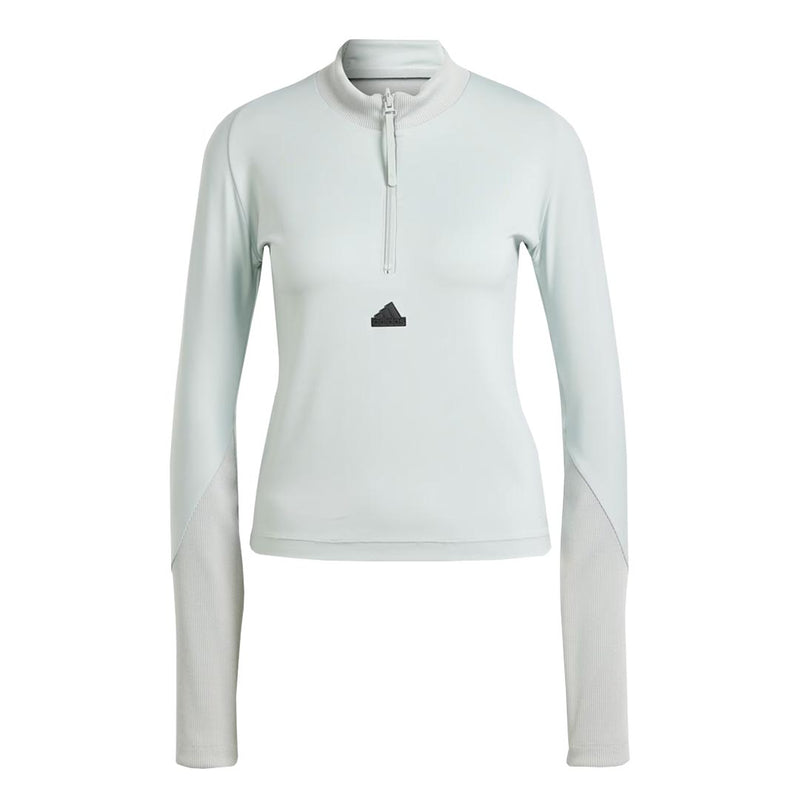 adidas - T-shirt à manches longues ZNE 1/2 zip pour femme (IM4919) 