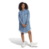 adidas - Women's adidas Originals x Kseniaschnaider Fringed Shirt Dress (II5712)