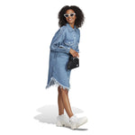 adidas - Women's adidas Originals x Kseniaschnaider Fringed Shirt Dress (II5712)