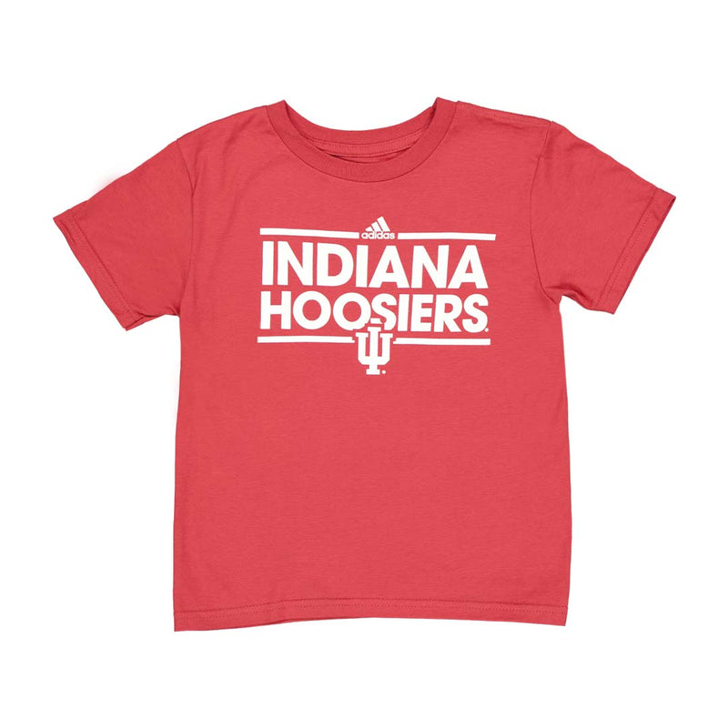 adidas - Kids' (Junior) Indiana Hoosier Short Sleeve T-Shirt (KHOOSIERTEERED)