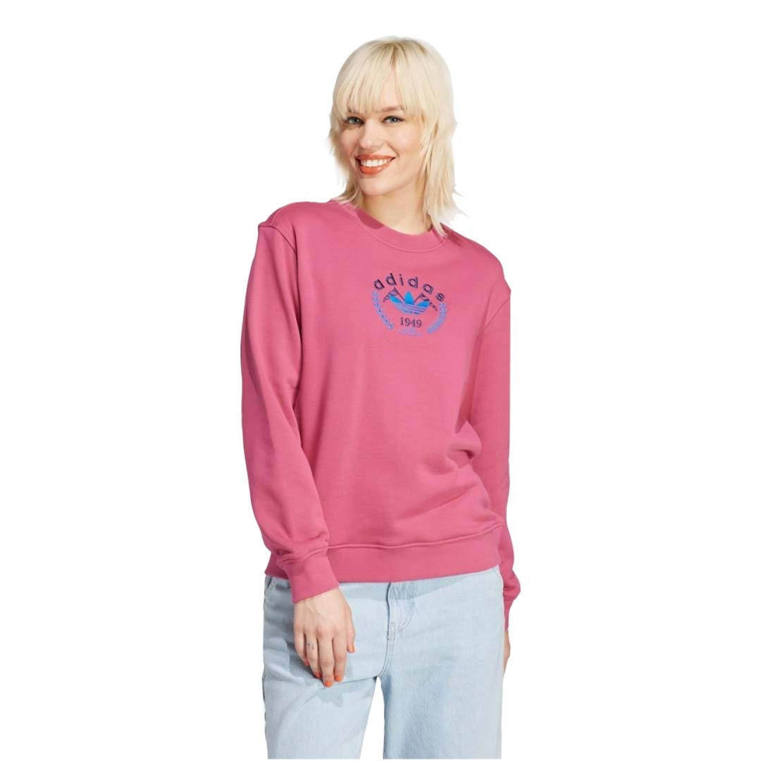 Adidas pink sweater online