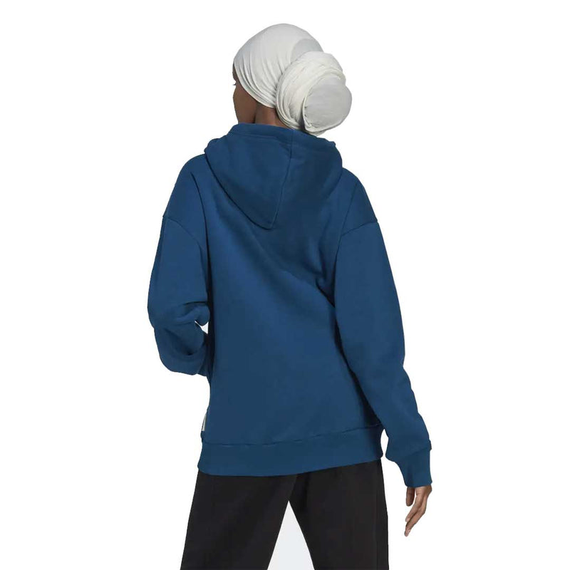 adidas - Women's Studio Lounge Fleece Full-Zip Hoodie (HN0687)