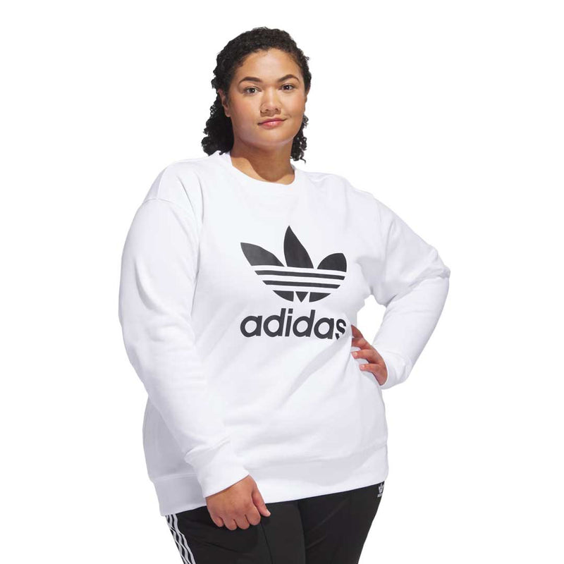 adidas - Women's Trefoil Crew Sweatshirt (Plus Size) (IL7037)