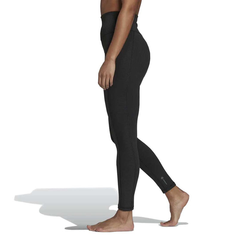 adidas - Women's Yoga Studio Luxe Wind High-Waisted Rib Leggings (HN9445)