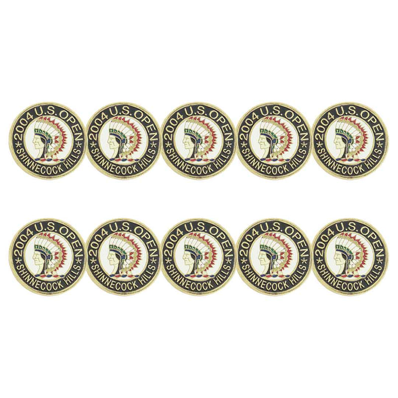 ahead - 2004 US Open Golf Ball Markers (BM BALLSH 3 - BLKWHTRED)