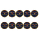 ahead - Alberni Golf Ball Markers (BM4 ALBERN-BLU-RD)