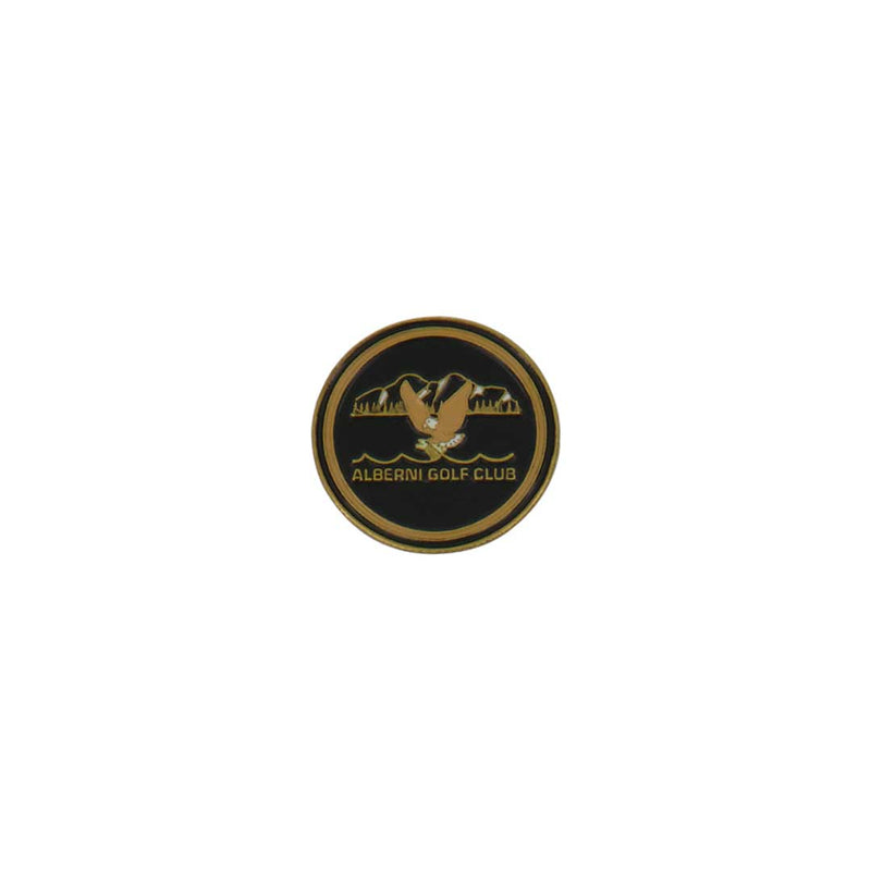 ahead - Alberni Golf Club Ball Markers (BM4 ALBERN-BLK-YEL)