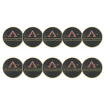 ahead - Algonquin Golf Ball Markers (BM4 CP STDR 3 - BLK)