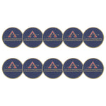 ahead - Algonquin Golf Ball Markers (BM4 CP STDR 3 - BLU)